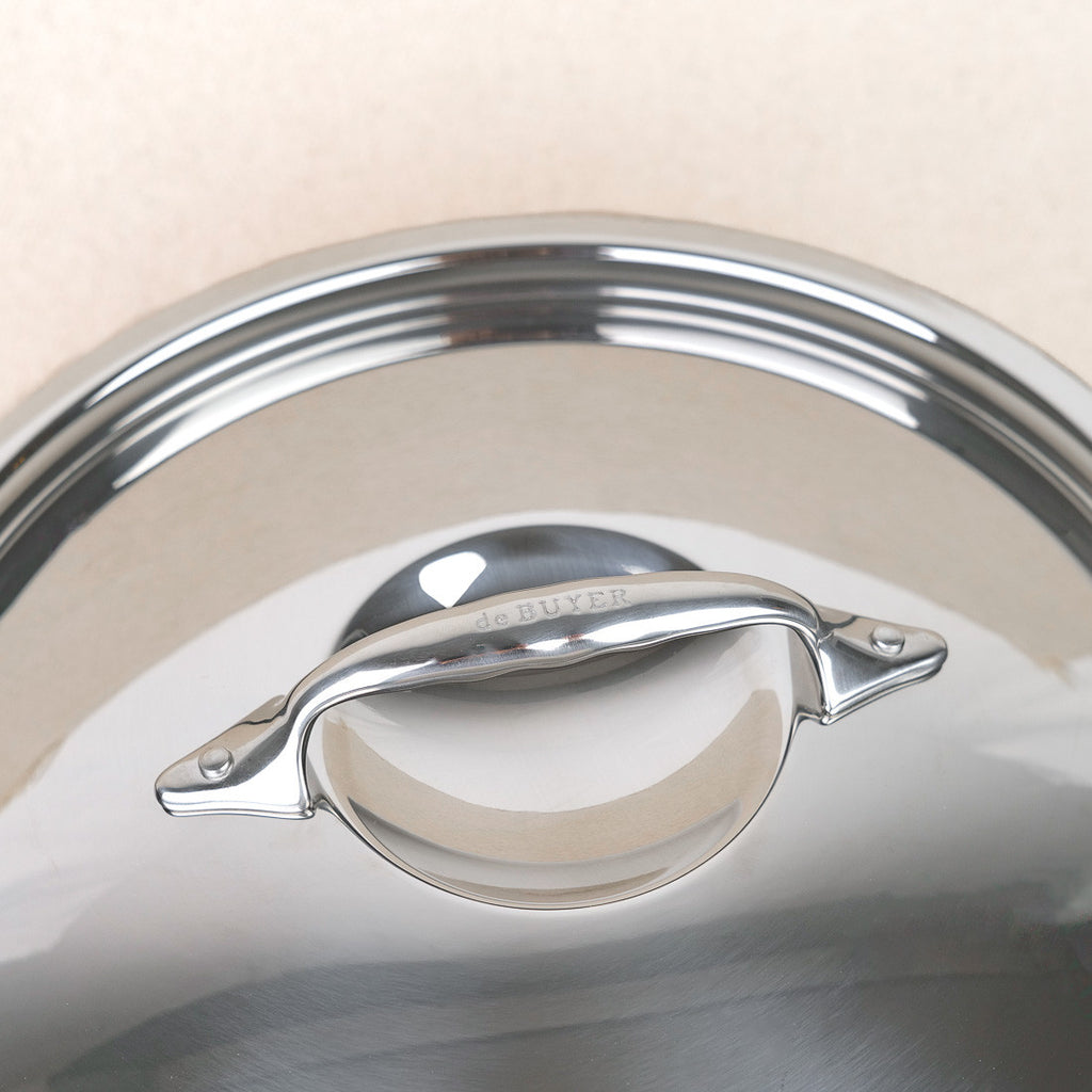 Faitout avec couvercle cuivre prima matera induction ø 24cm
