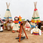 Figurines indiens et leur camp