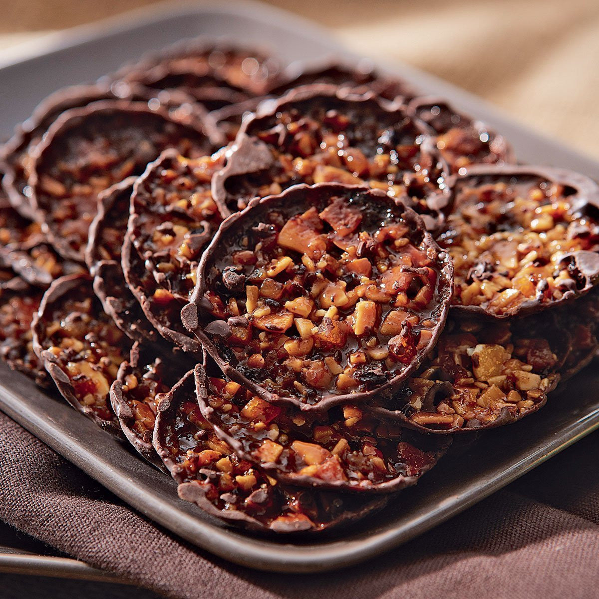 Florentins chocolat noir et orange