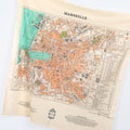 Foulard carte de Marseille