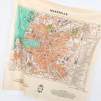 Foulard carte de Marseille