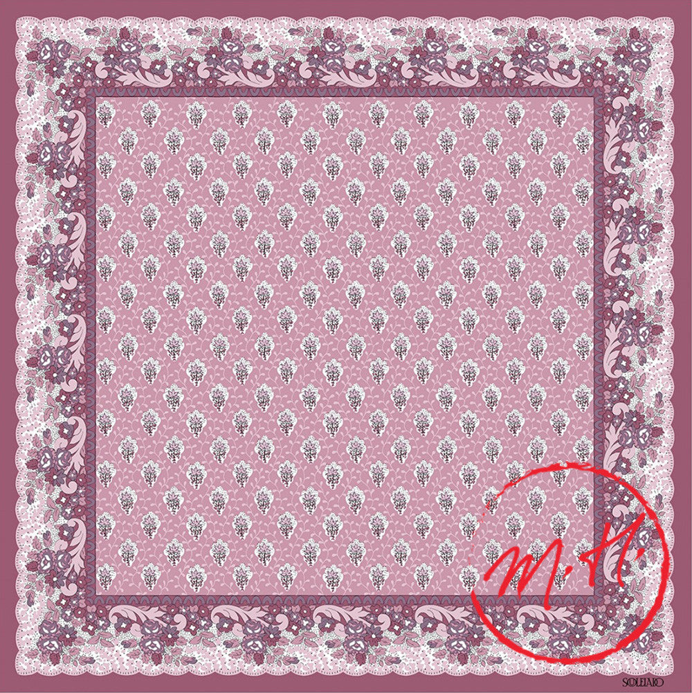 Foulard provençal rose Souleiado