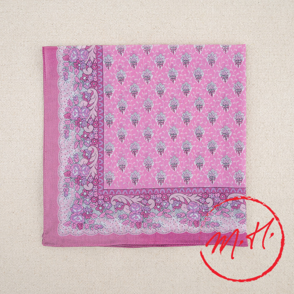 Foulard provençal rose Souleiado