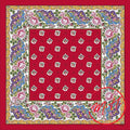 Foulard provençal roses rouge Souleiado