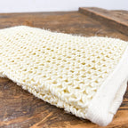 Gant de massage à sec en sisal