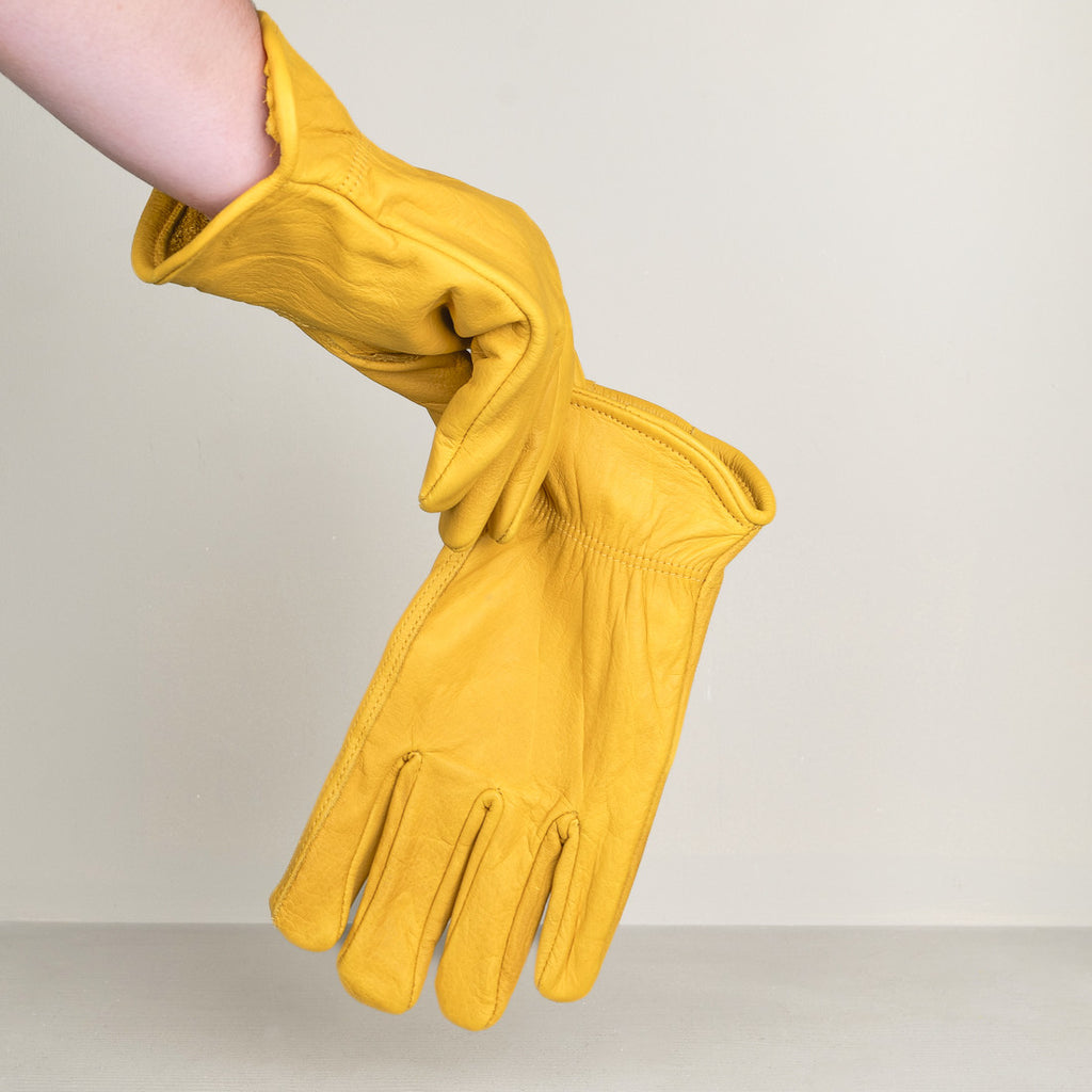 Gants de jardinage en cuir