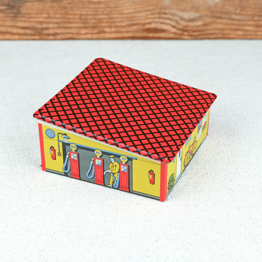 Garage miniature en métal jouet Kovap