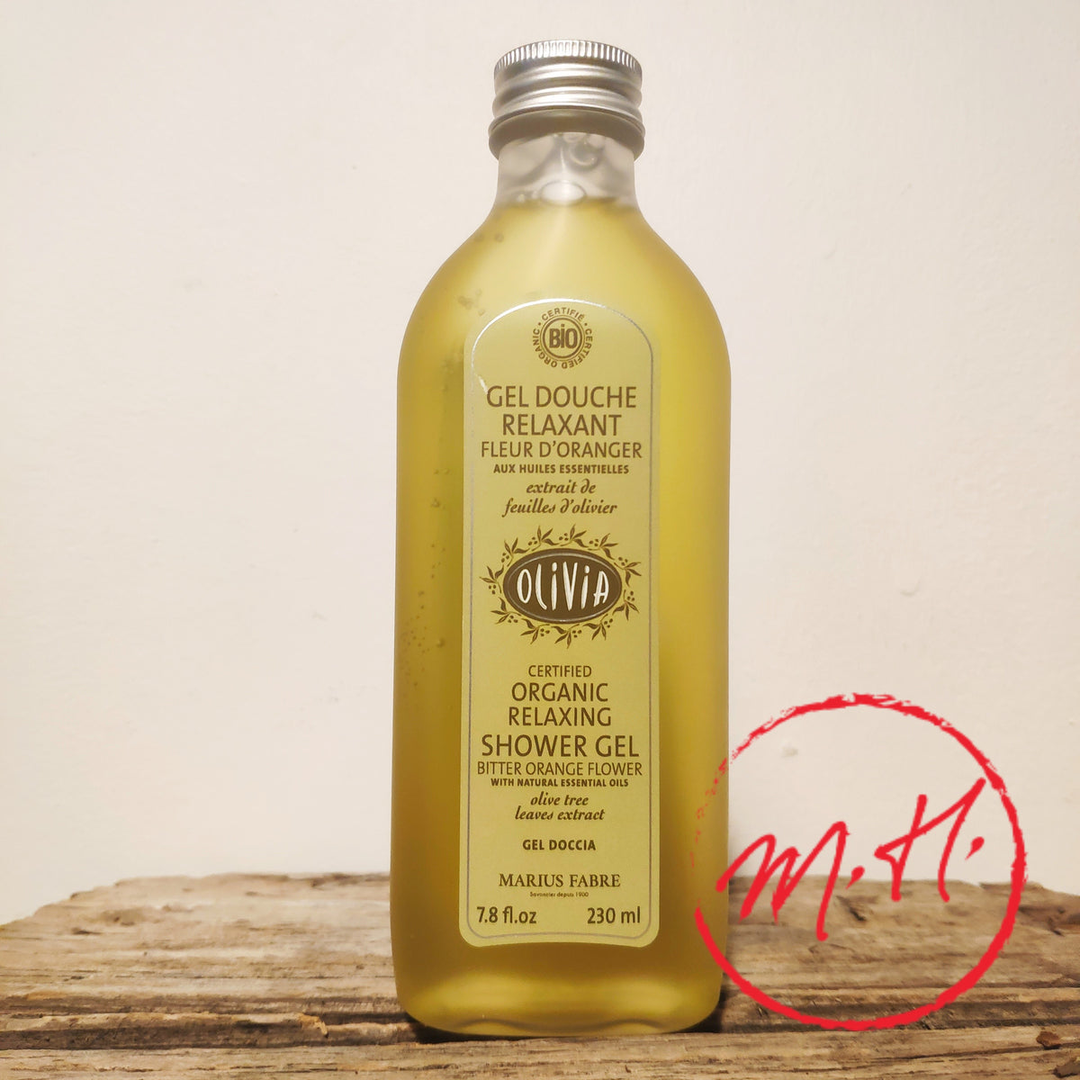 Gel douche bio fleurs d'oranger 230 ml