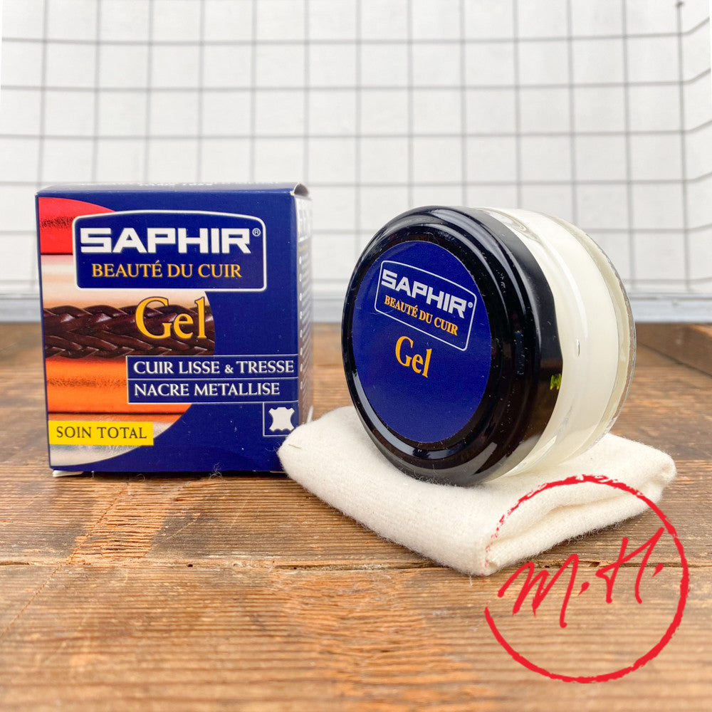 Gel pour cuirs lisses et tressés Saphir