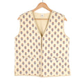 Gilet boutis provençal beige