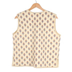 Gilet boutis provençal beige