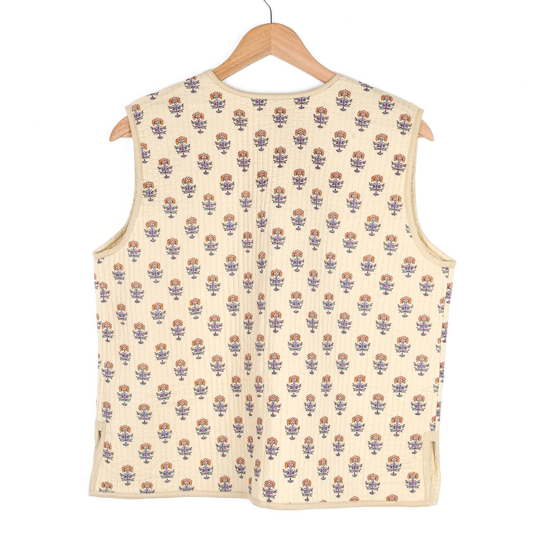 Gilet boutis provençal beige