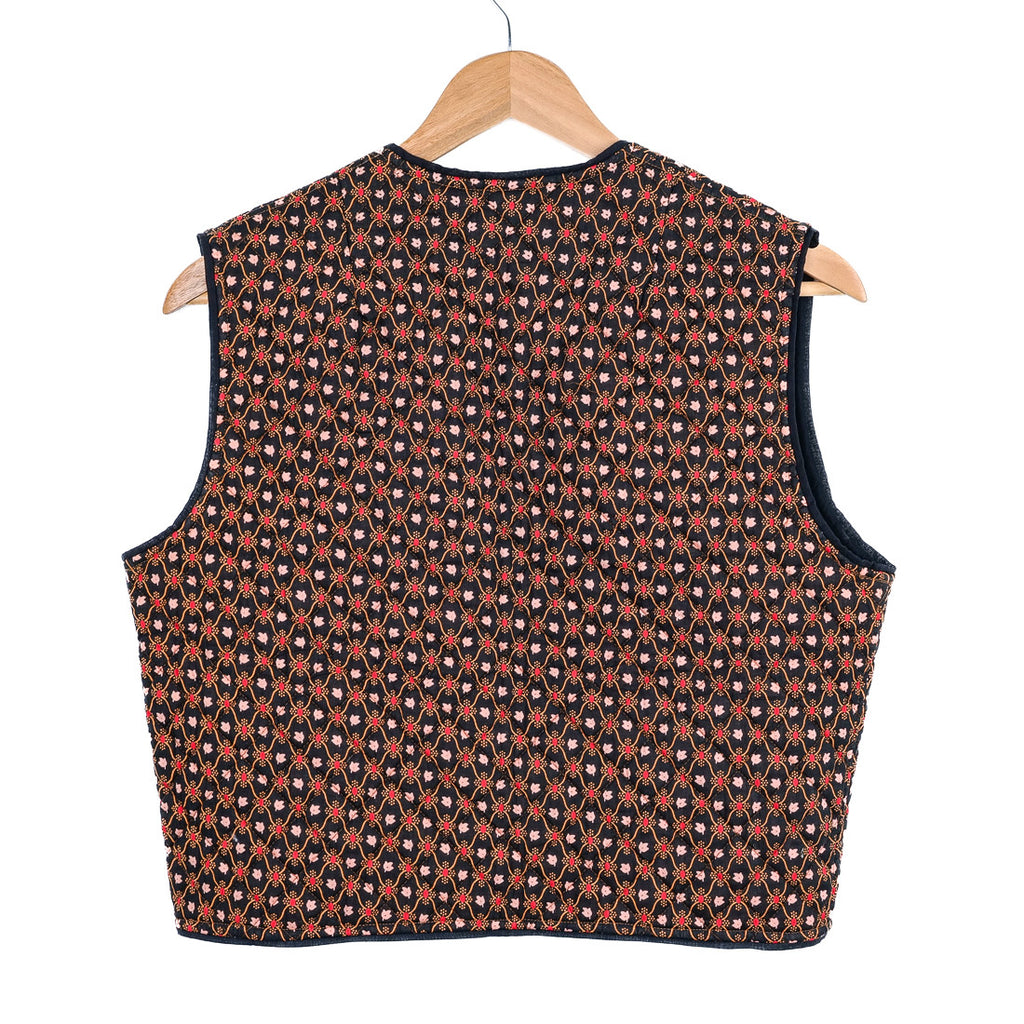 Gilet boutis treille noir