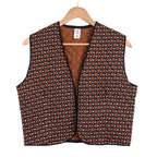 Gilet boutis treille noir