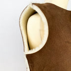 Gilet de berger en peau d'agneau