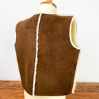 Gilet de berger en peau d'agneau