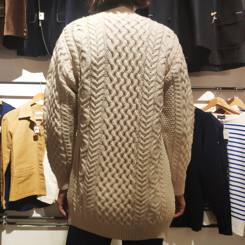 Gilet irlandais crème