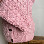 Gilet irlandais enfant rose