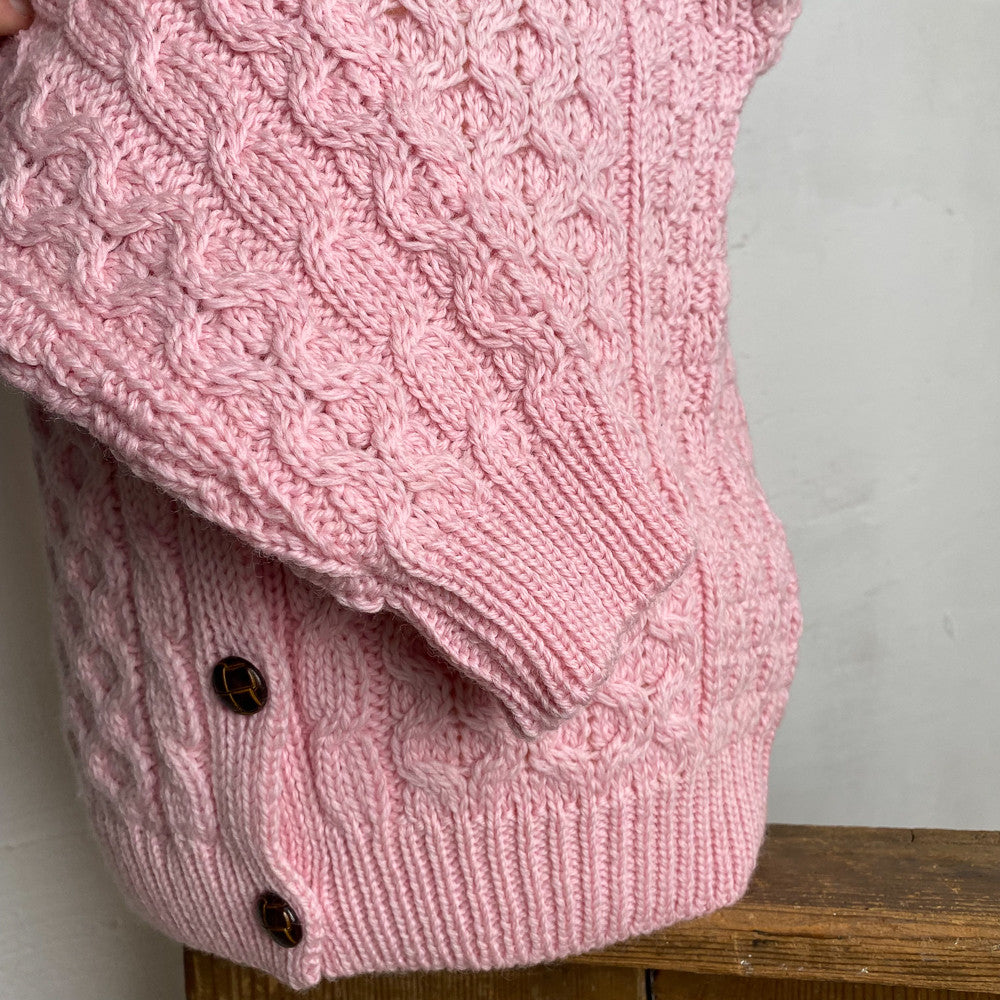 Gilet irlandais enfant rose