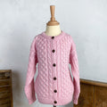 Gilet irlandais enfant rose