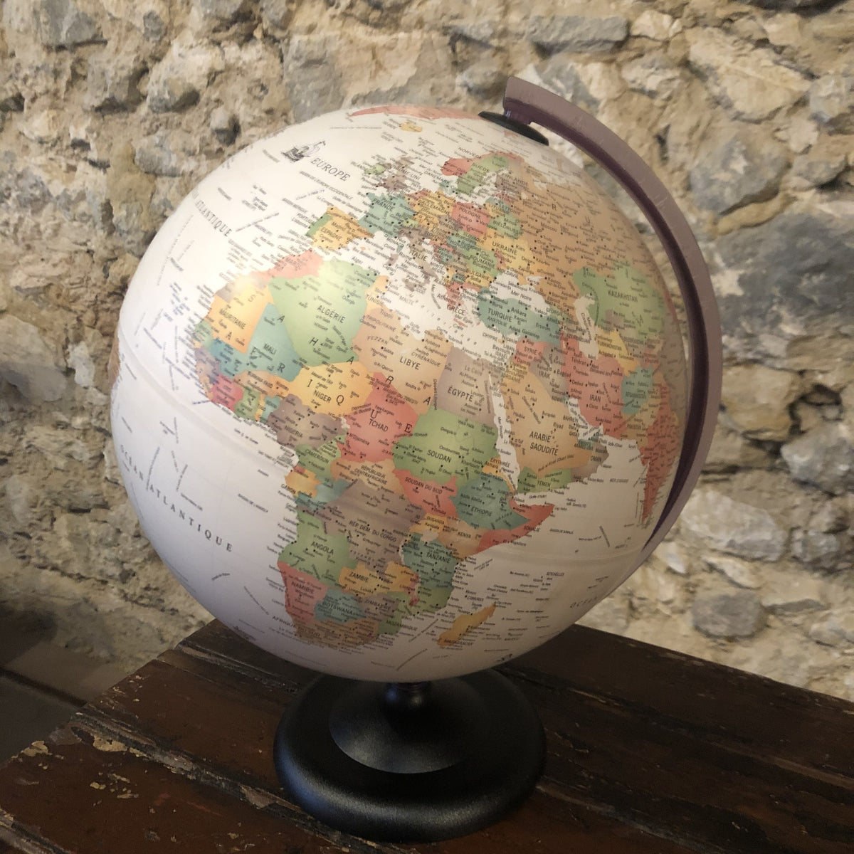 Globe terrestre lumineux