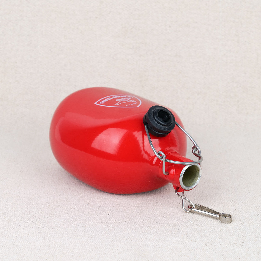 Gourde en aluminium rouge brillant