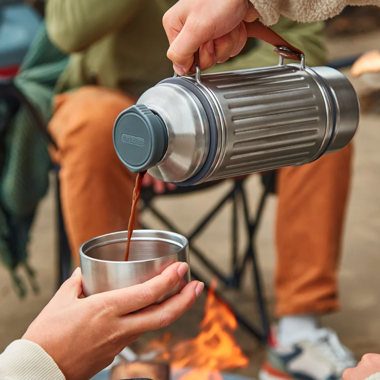 Gourdes thermos deux tasses 1L