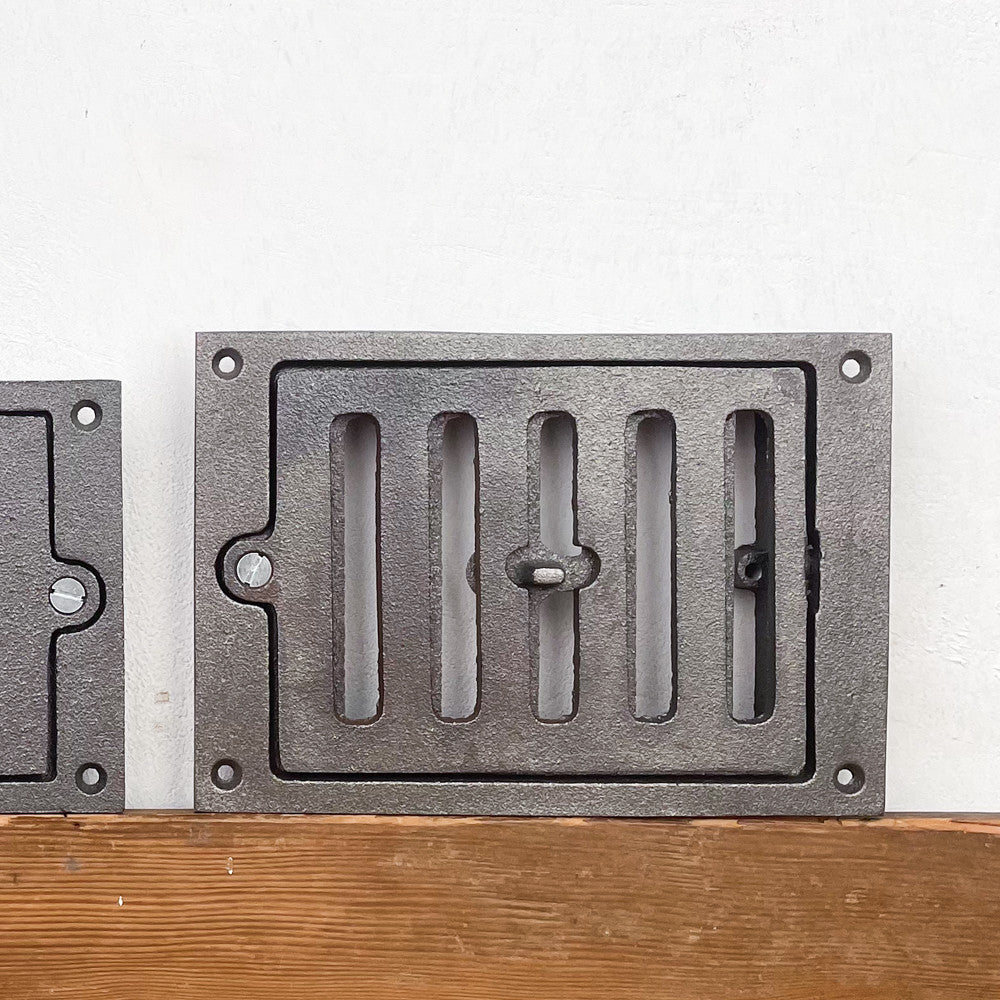 Grille d'aération réglable en fonte