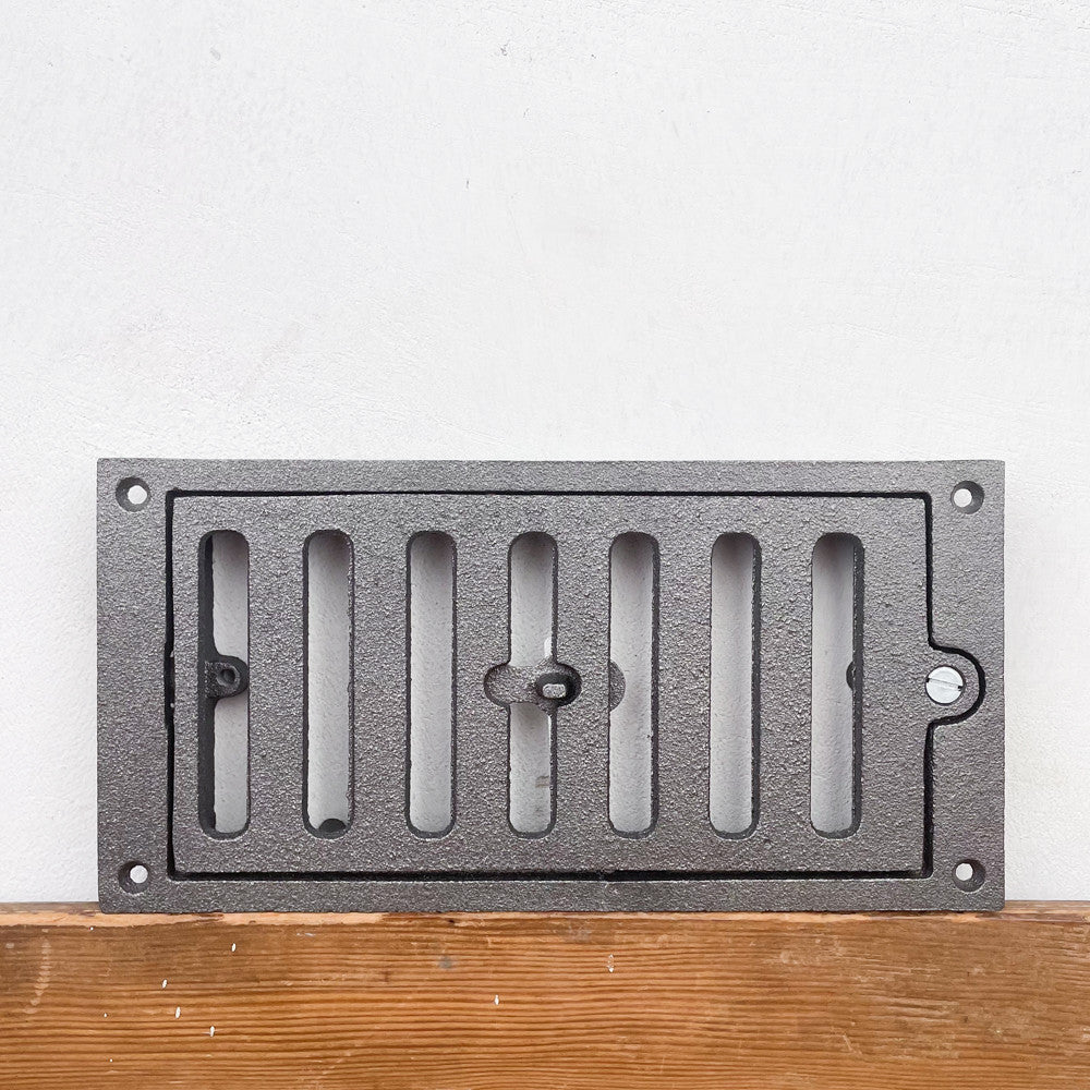 Grille d'aération réglable en fonte