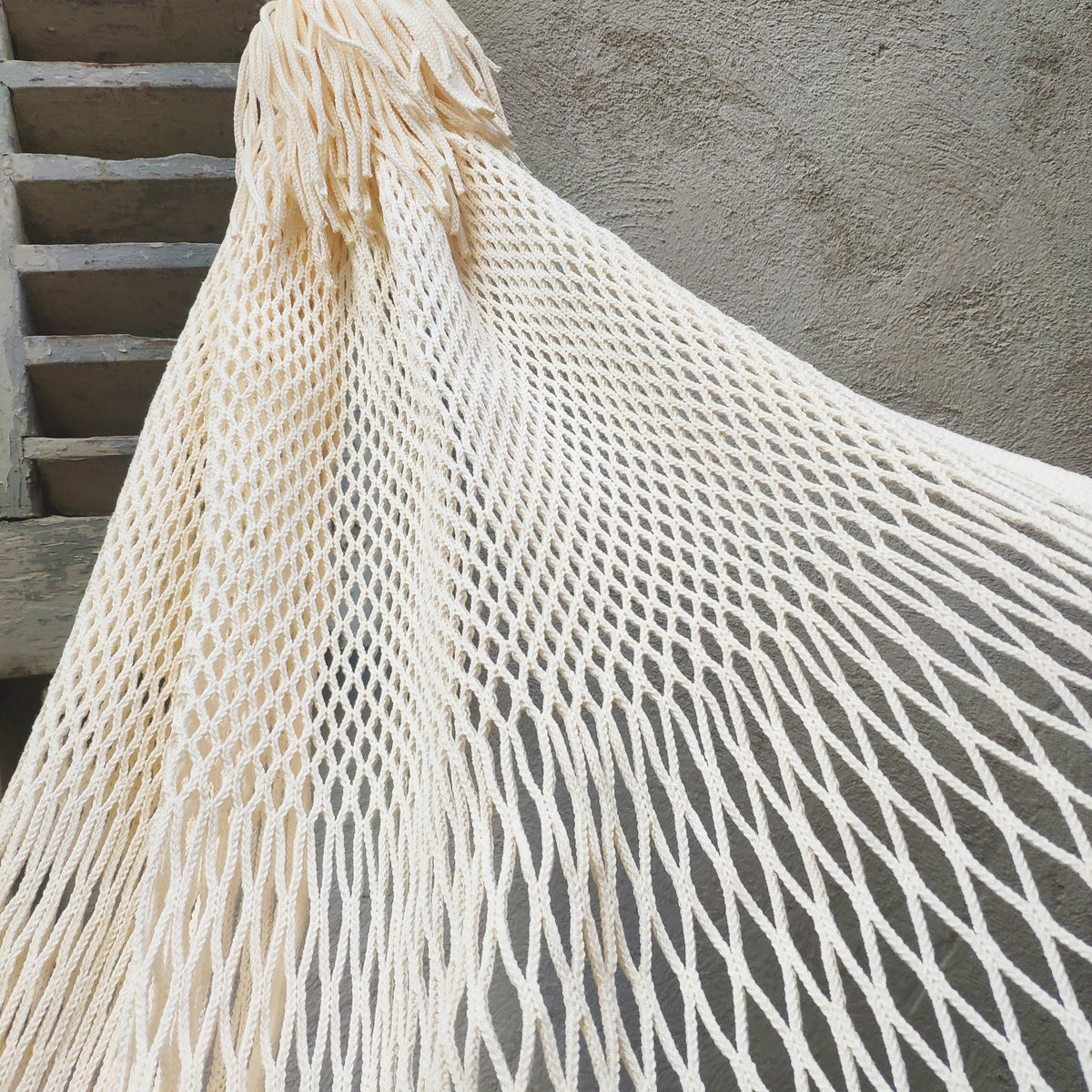 Hamac en polyester recyclé écru