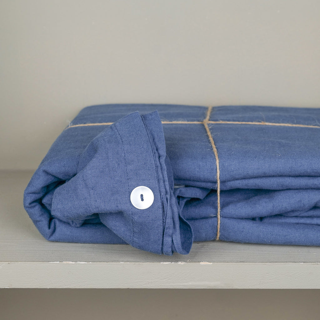 housse de couette avec boutons