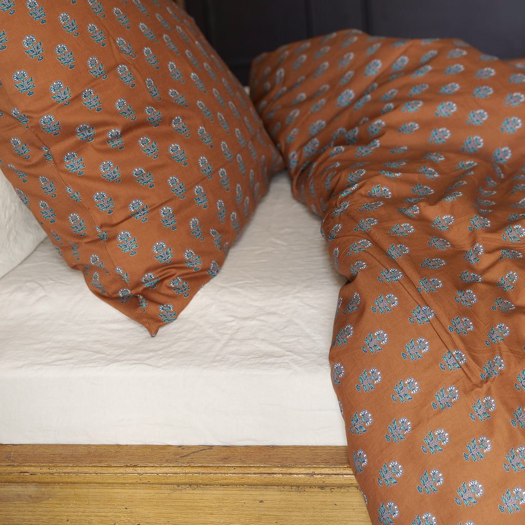 Housse de couette Pissenlit Brun