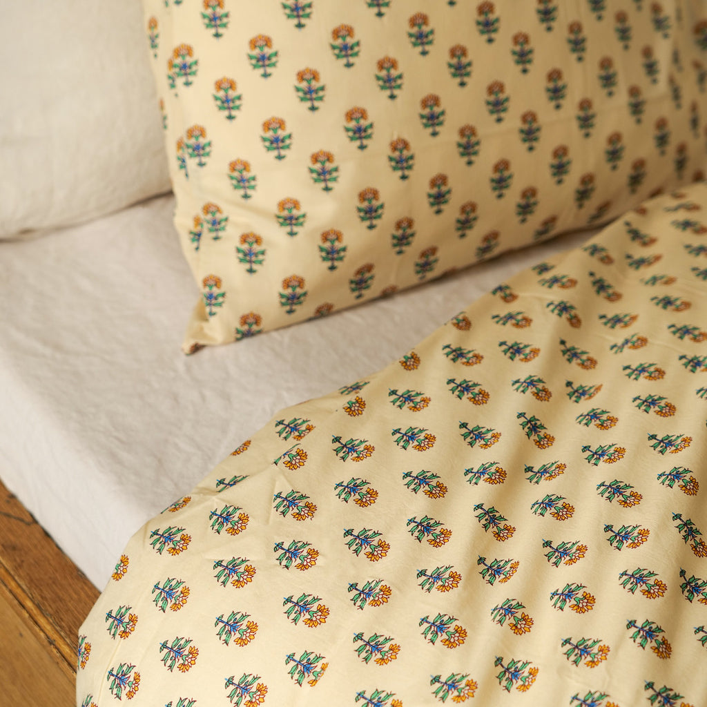 Housse de couette Pissenlit Ecru