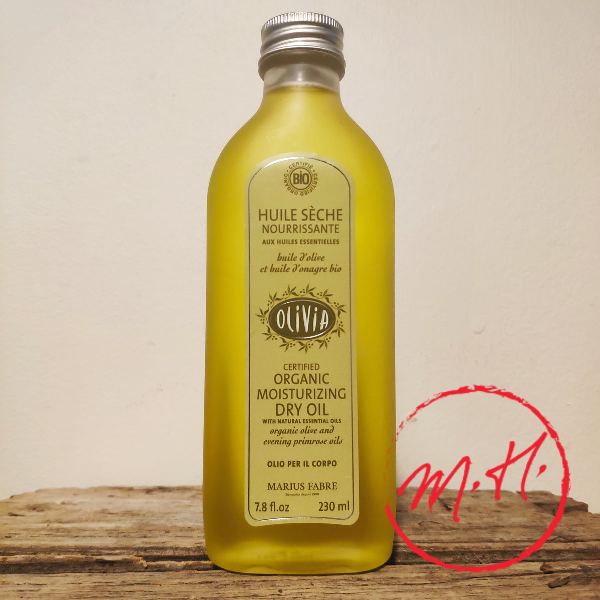 Huile sèche bio olive et onagre 230ml