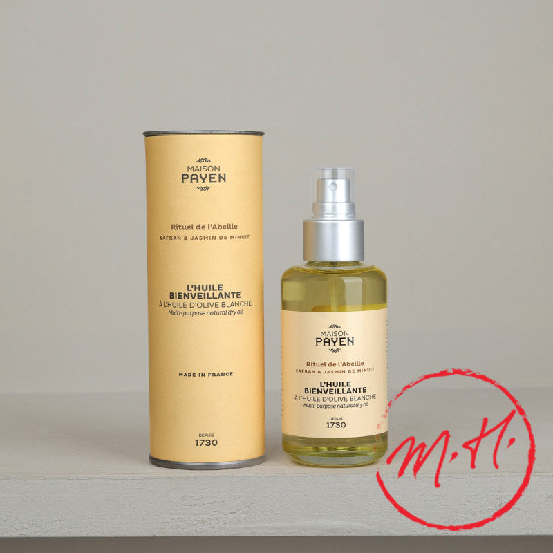 Huile sèche naturelle - Safran & Jasmin de minuit 100 mL