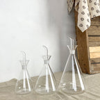 Huilier en verre éprouvette