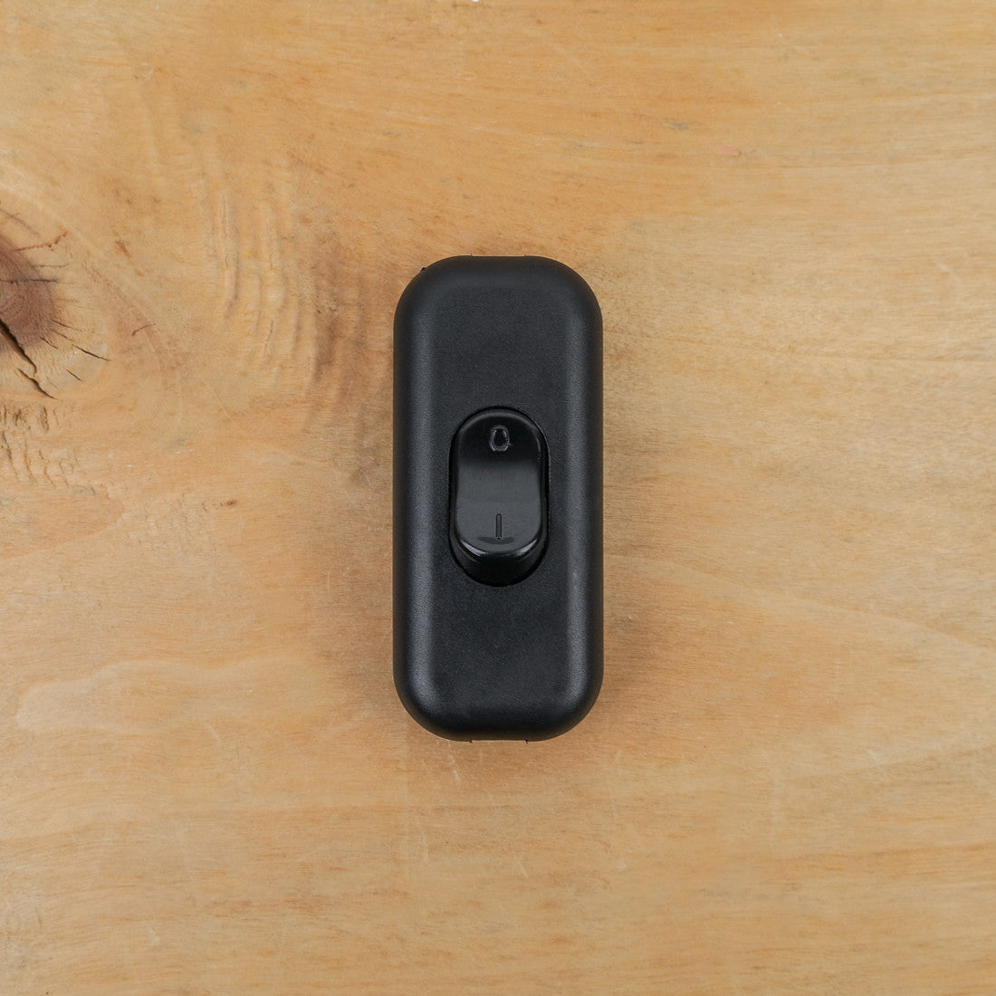 Interrupteur de lampe noir