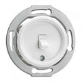 Interrupteur va & vient en duroplast blanc