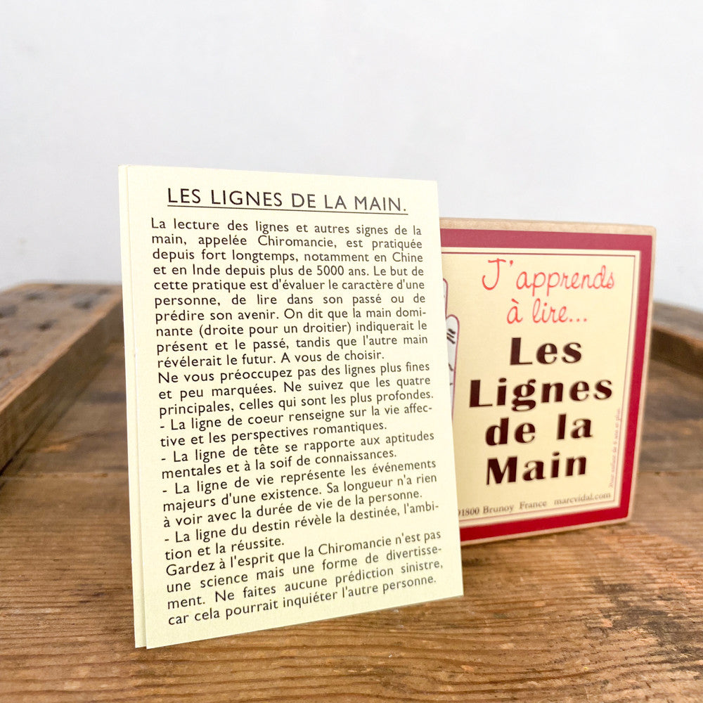 J'apprends à lire les lignes de la main