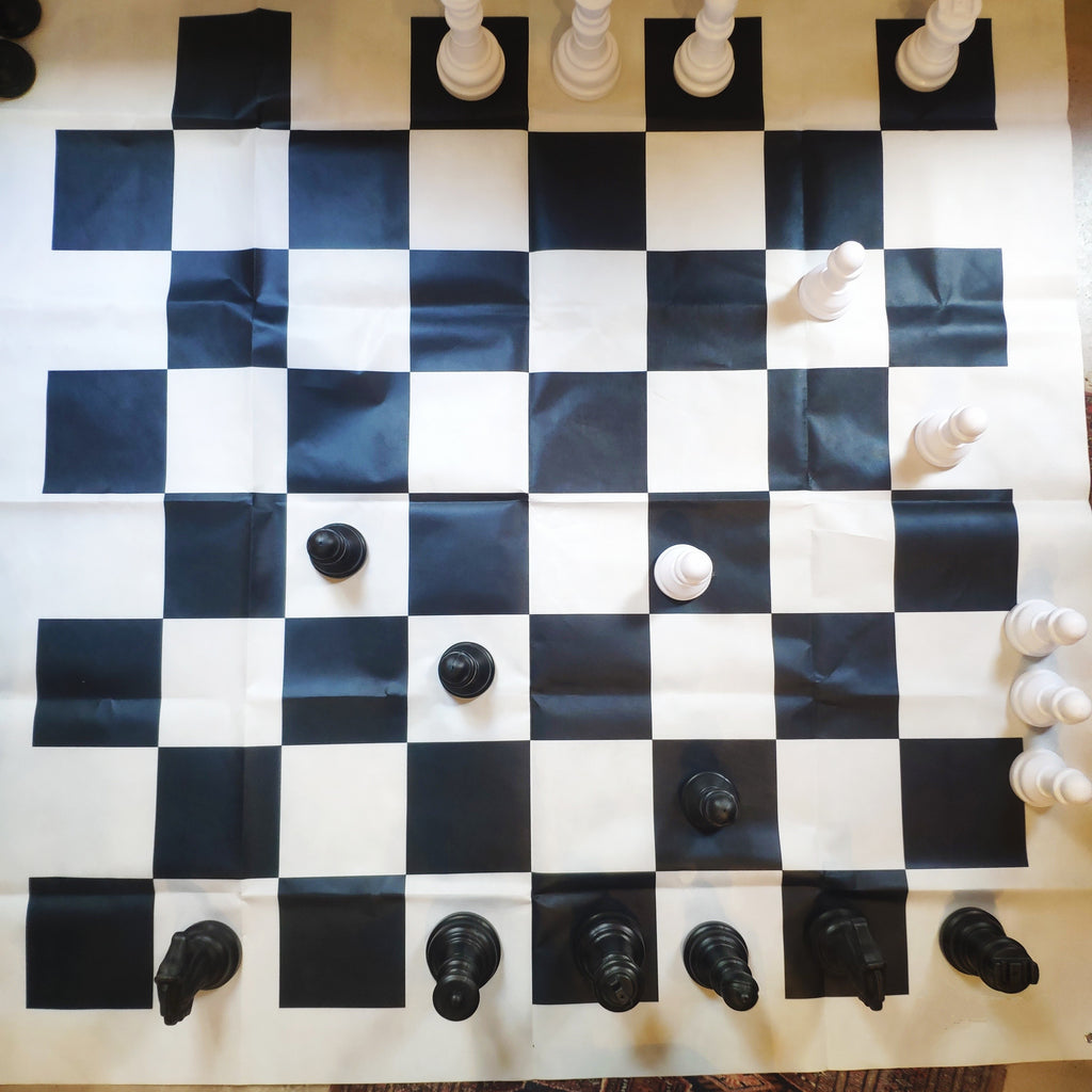 Jeu d'échecs géant