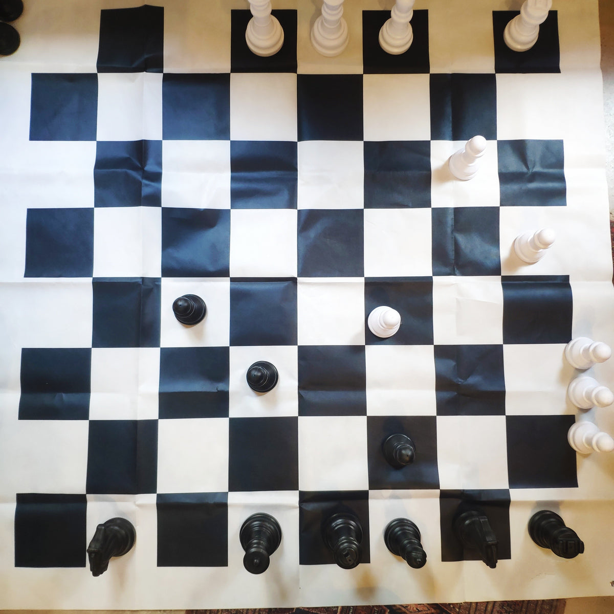 Jeu d'échecs géant
