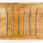 Jeu de 6 grattoirs en inox