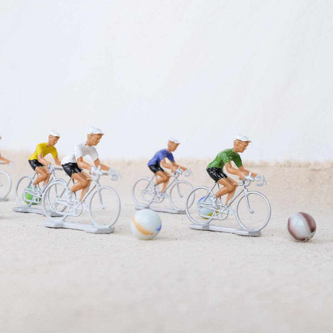 Jeu de billes cyclistes