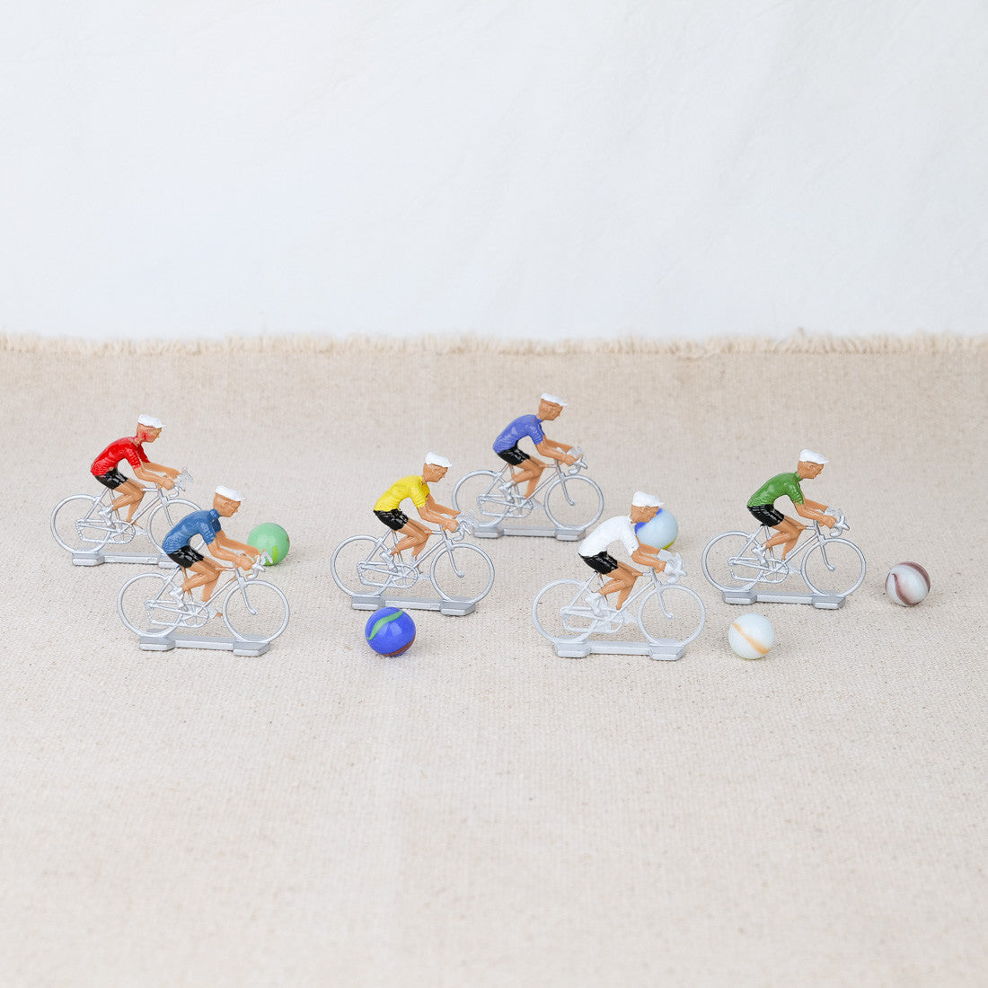 Jeu de billes cyclistes