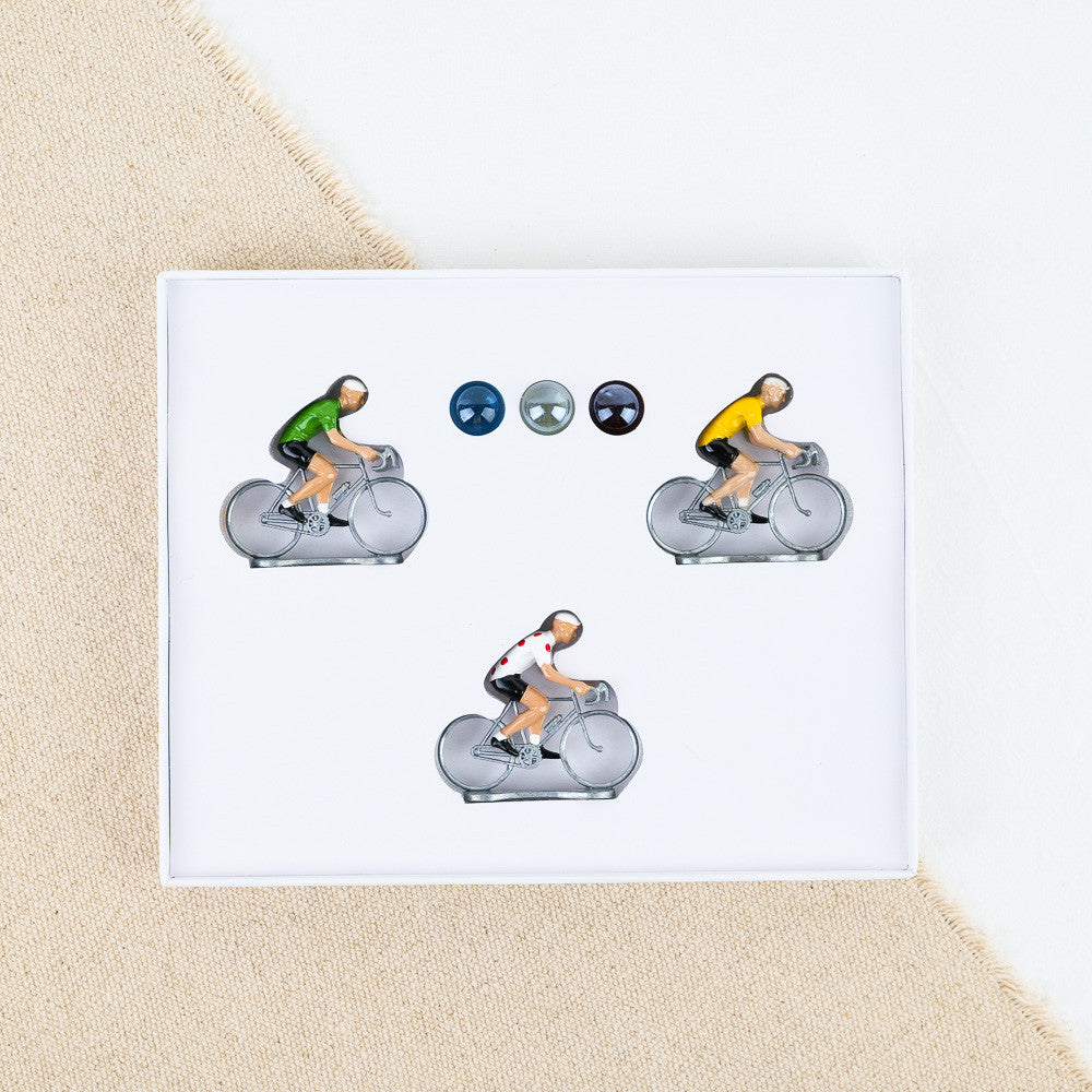 Jeu de billes cyclistes - tour de france coffret