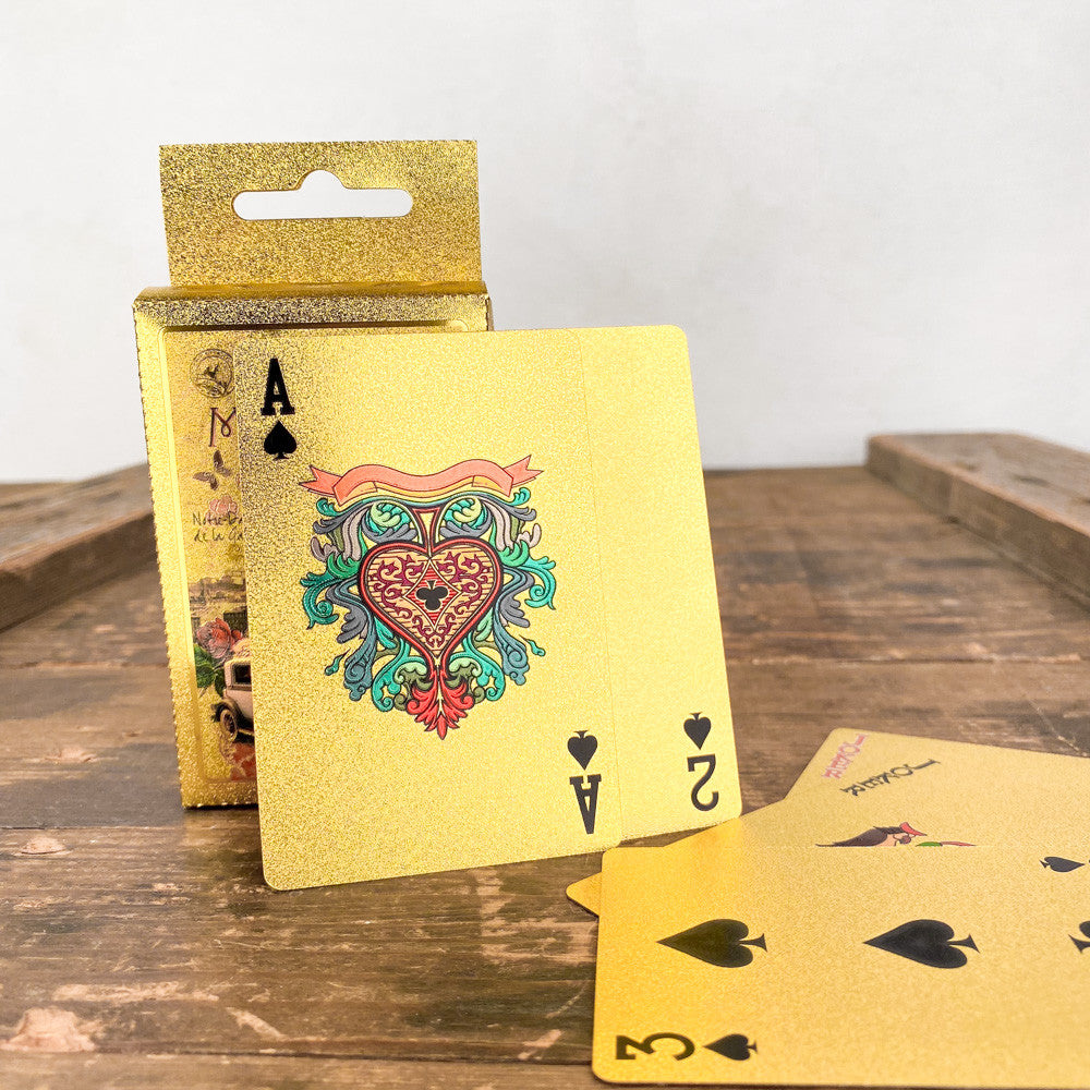 Jeu de cartes doré Marseille