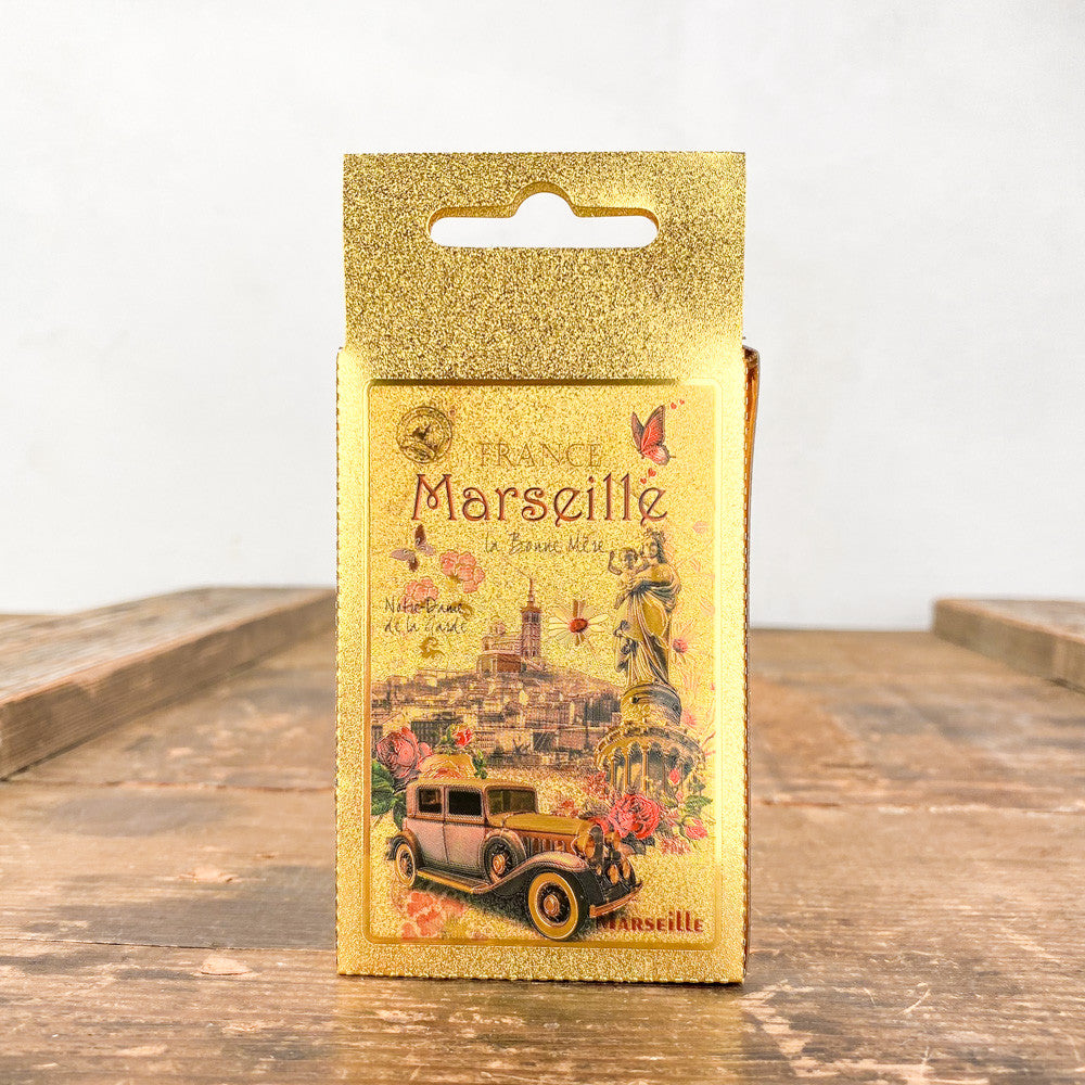 Jeu de cartes doré Marseille
