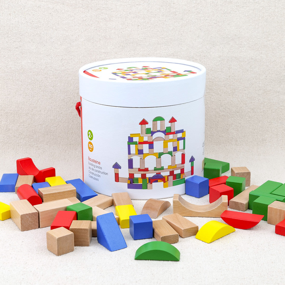 Jeu de construction en bois