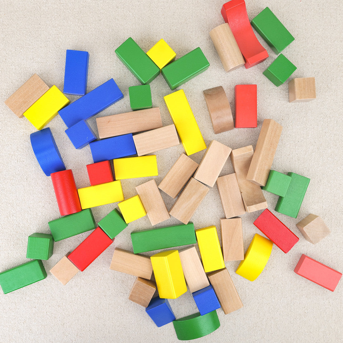 Jeu de construction en bois