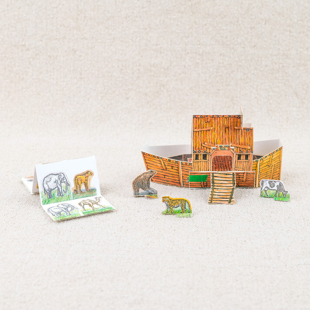 Jeu de construction papier Arche de Noé